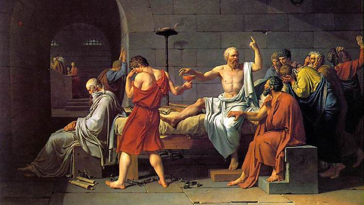 the death of socrates